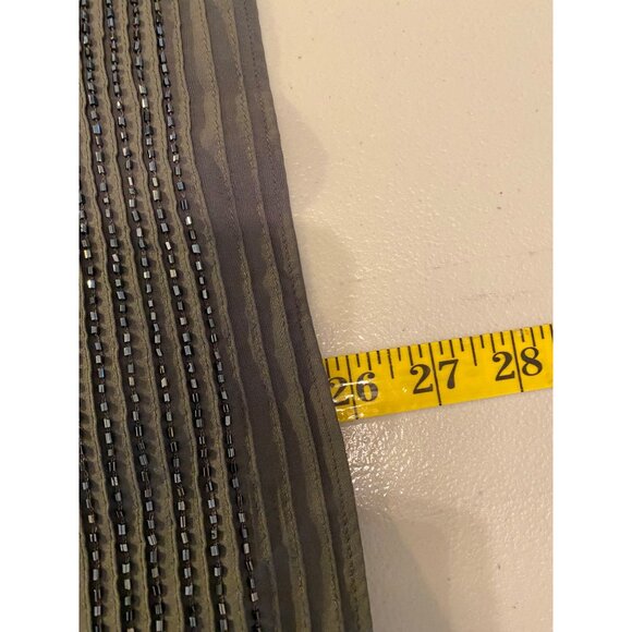 Banana Republic Gray Sleeveless Embellished Tank Top Medium - Picture 7 of 9